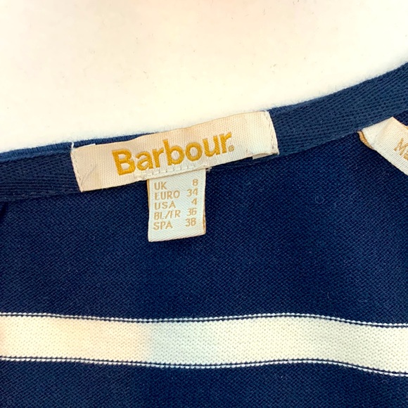 Striped BARBOUR navy sailor dress - Picture 10 of 10